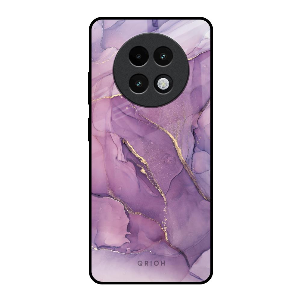 Purple Gold Marble Realme 13 Plus 5G Glass Back Cover Online