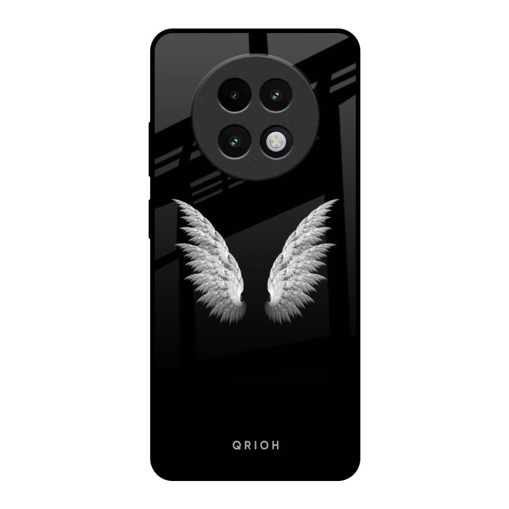 White Angel Wings Realme 13 Plus 5G Glass Back Cover Online