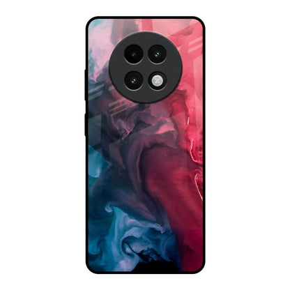Blue & Red Smoke Realme 13 Plus 5G Glass Back Cover Online