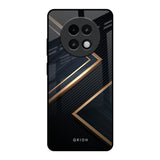 Sleek Golden & Navy Realme 13 Plus 5G Glass Back Cover Online