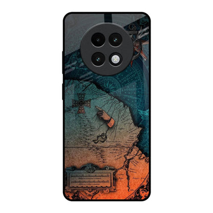 Geographical Map Realme 13 Plus 5G Glass Back Cover Online