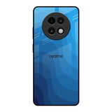 Blue Wave Abstract Realme 13 Plus 5G Glass Back Cover Online