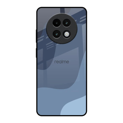 Navy Blue Ombre Realme 13 Plus 5G Glass Back Cover Online