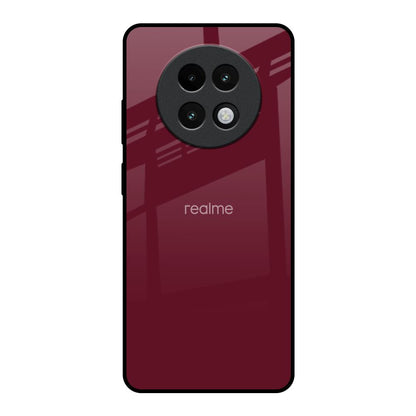 Classic Burgundy Realme 13 Plus 5G Glass Back Cover Online