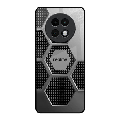 Hexagon Style Realme 13 Plus 5G Glass Back Cover Online