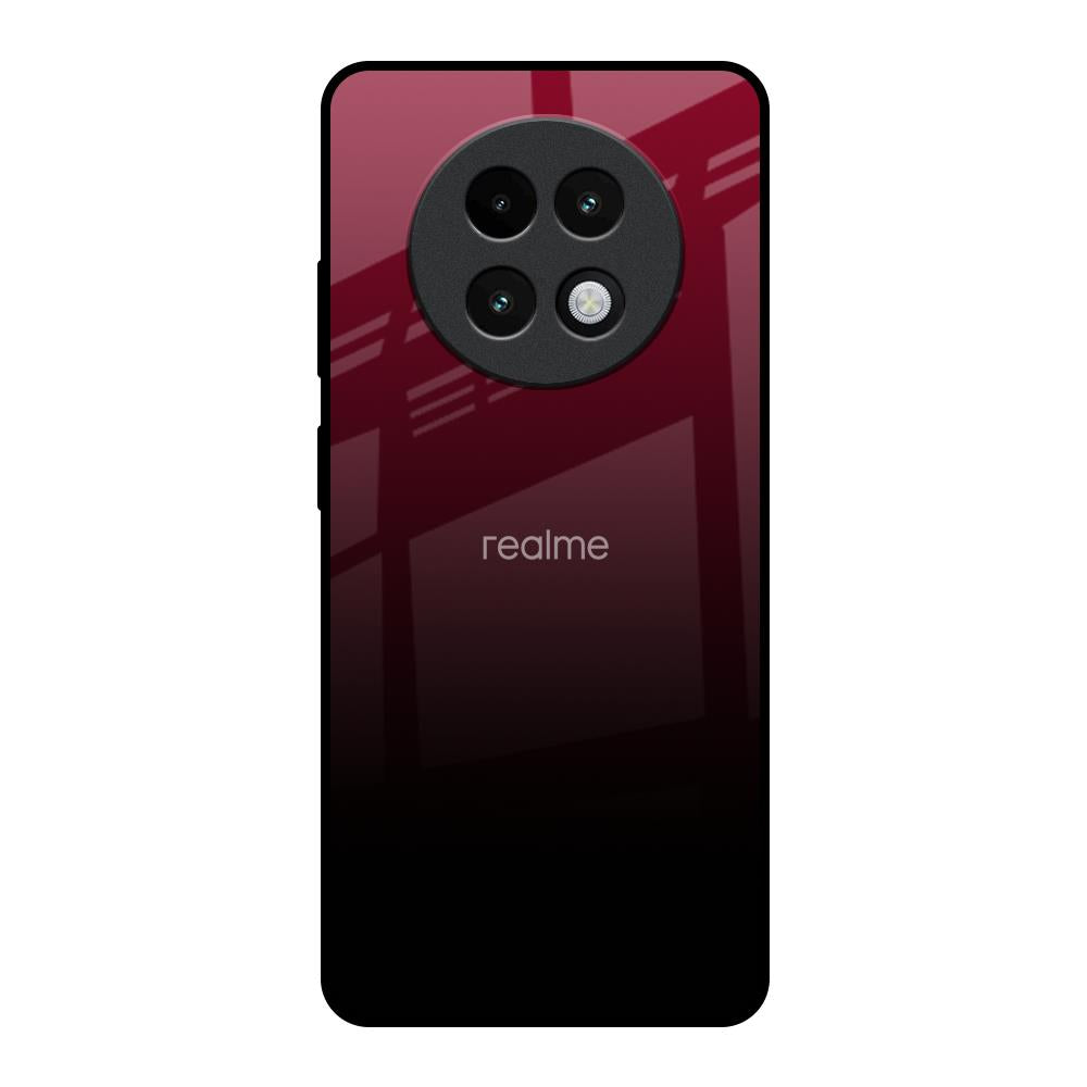 Wine Red Realme 13 Plus 5G Glass Back Cover Online