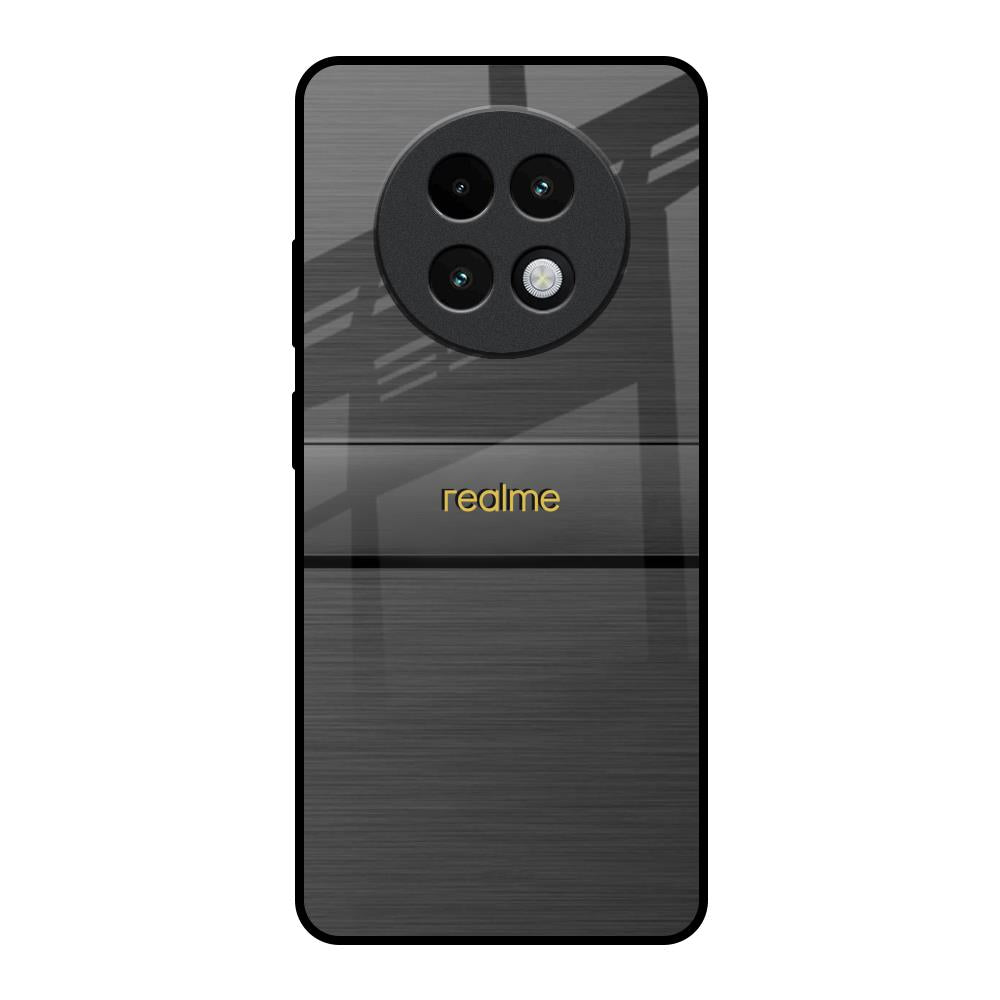 Grey Metallic Glass Realme 13 Plus 5G Glass Back Cover Online