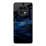 Blue Rough Abstract Realme 13 Plus 5G Glass Back Cover Online
