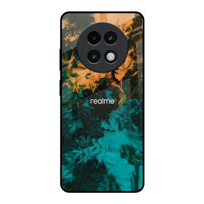 Watercolor Wave Realme 13 Plus 5G Glass Back Cover Online