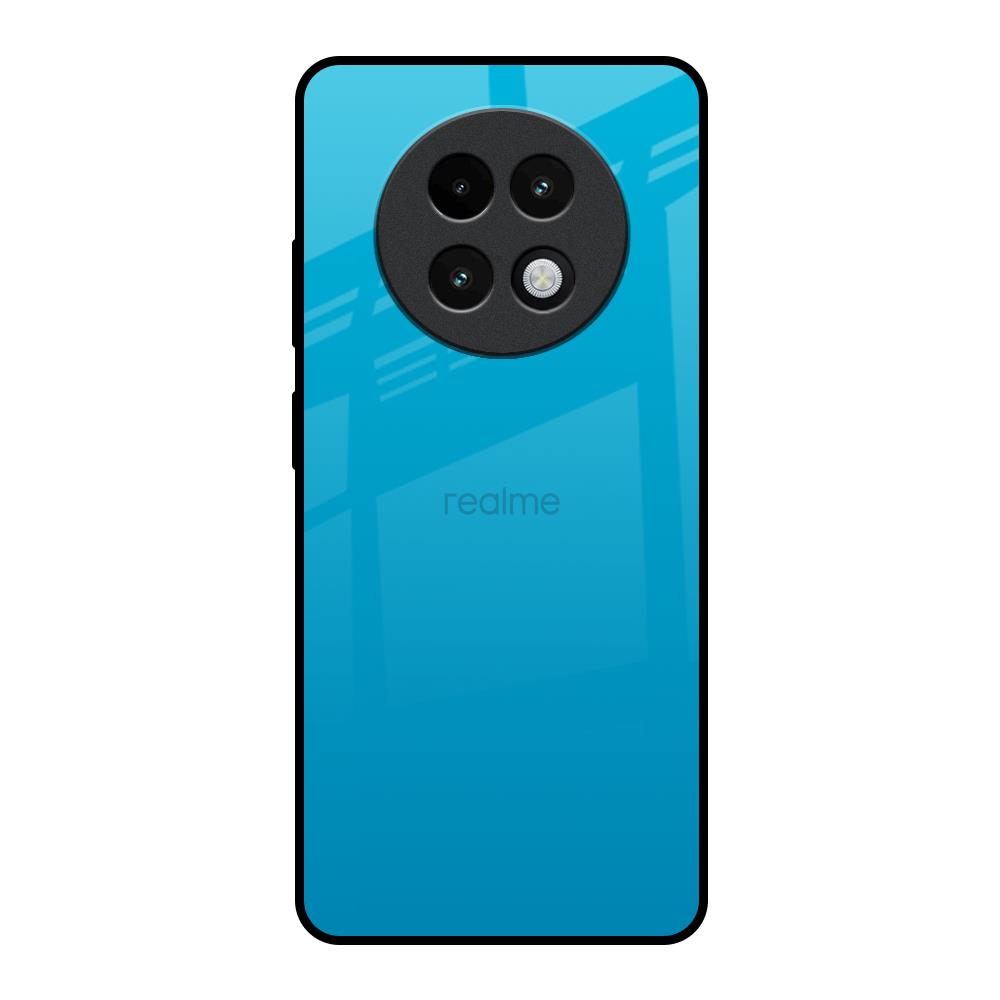 Blue Aqua Realme 13 Plus 5G Glass Back Cover Online