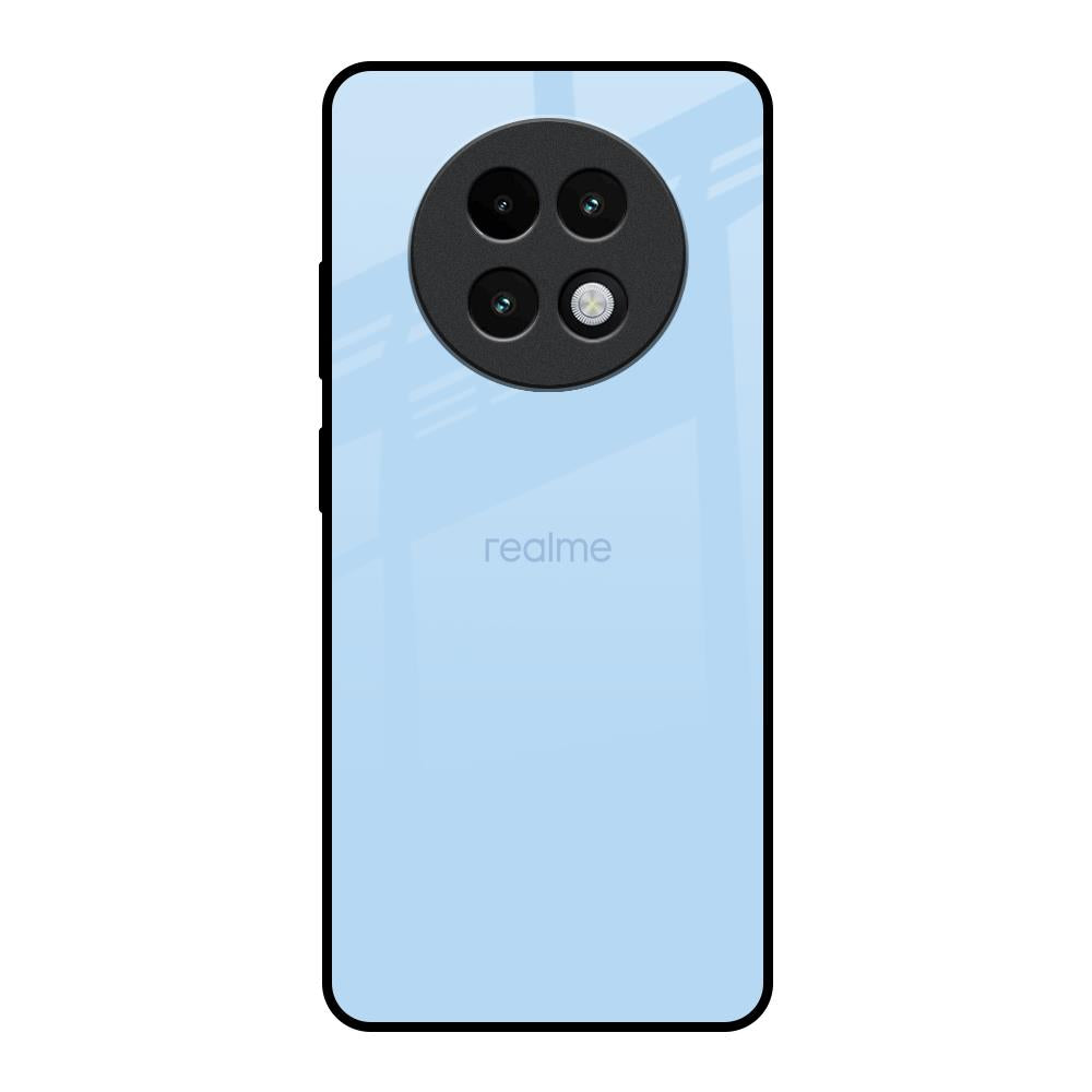 Pastel Sky Blue Realme 13 Plus 5G Glass Back Cover Online