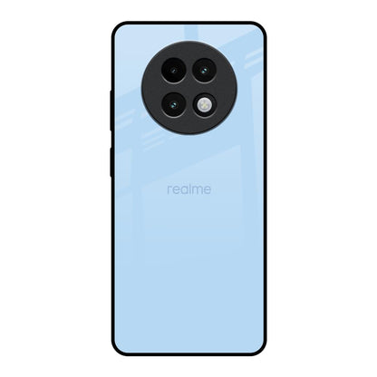 Pastel Sky Blue Realme 13 Plus 5G Glass Back Cover Online