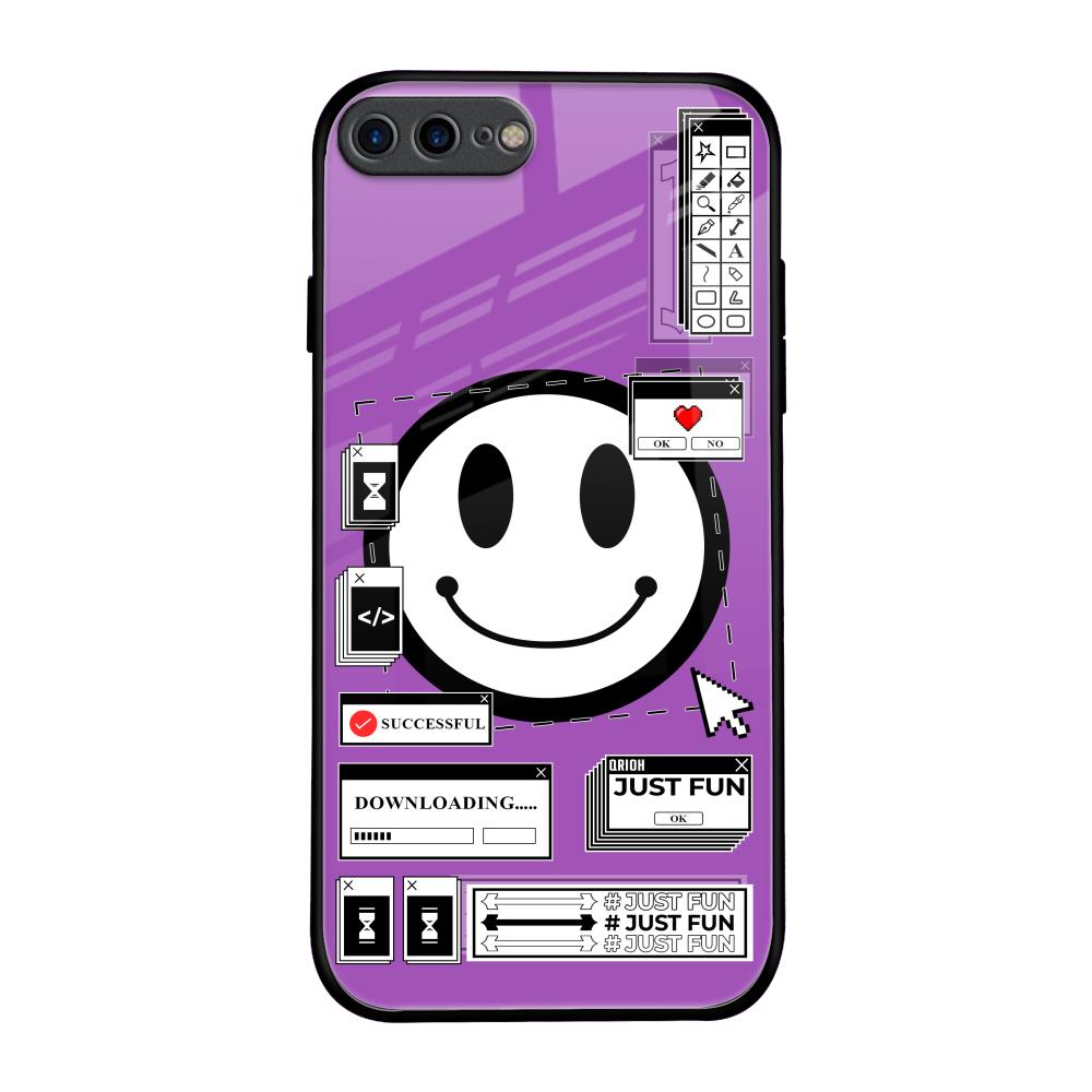 Code with Smile iPhone 7 Plus Glass Back Cover Online