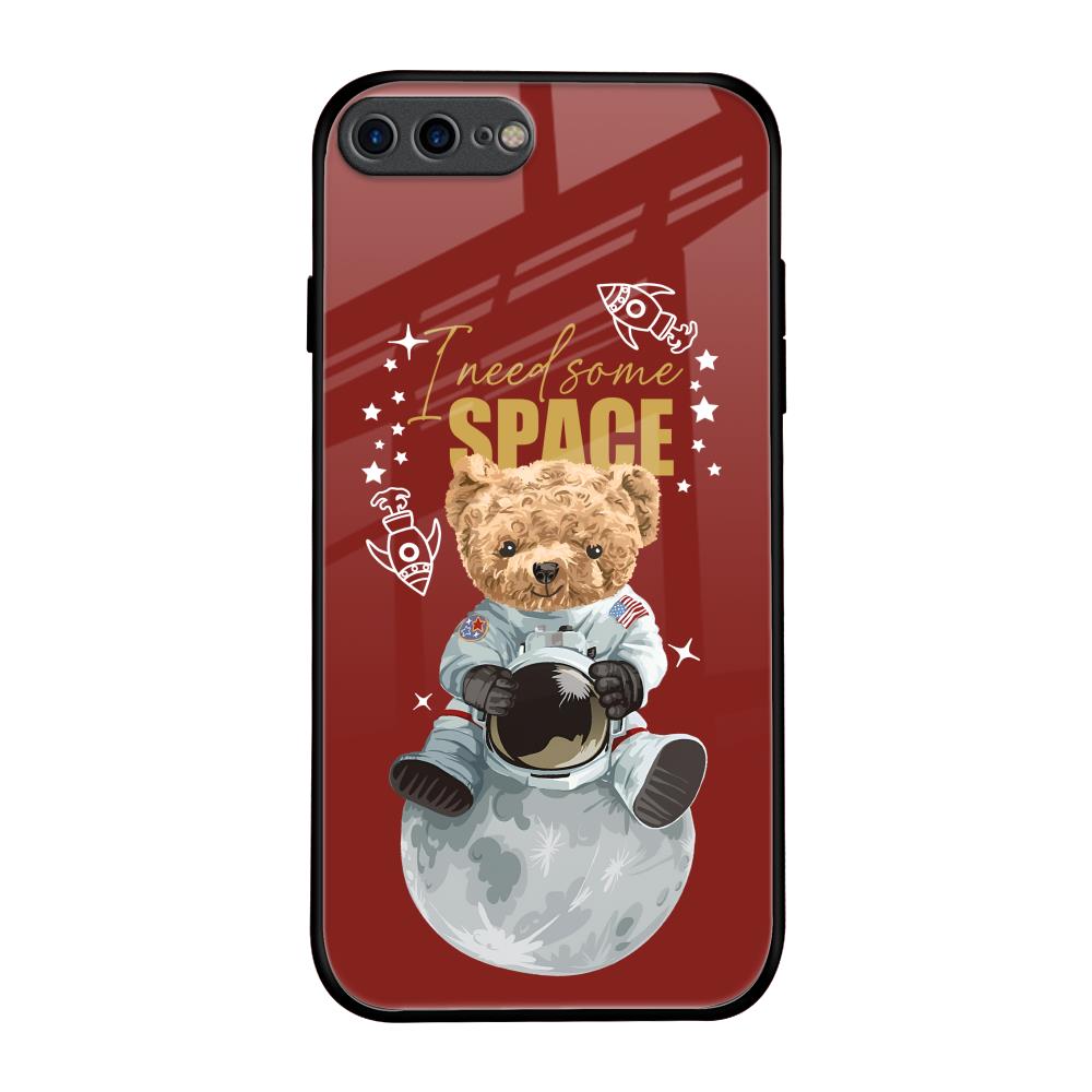 Astronaut Bear iPhone 7 Plus Glass Back Cover Online