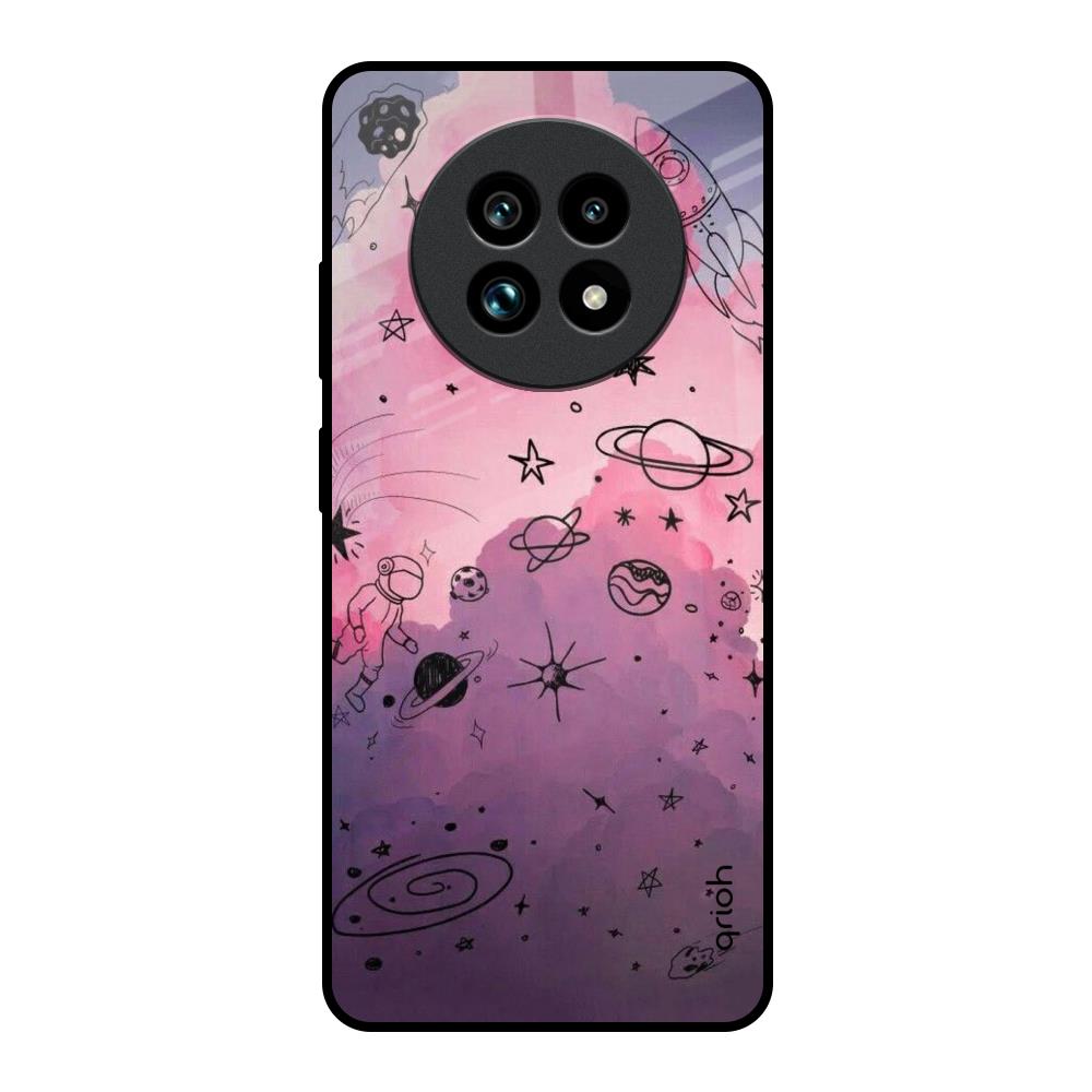 Space Doodles Realme 13 Pro Plus 5G Glass Back Cover Online