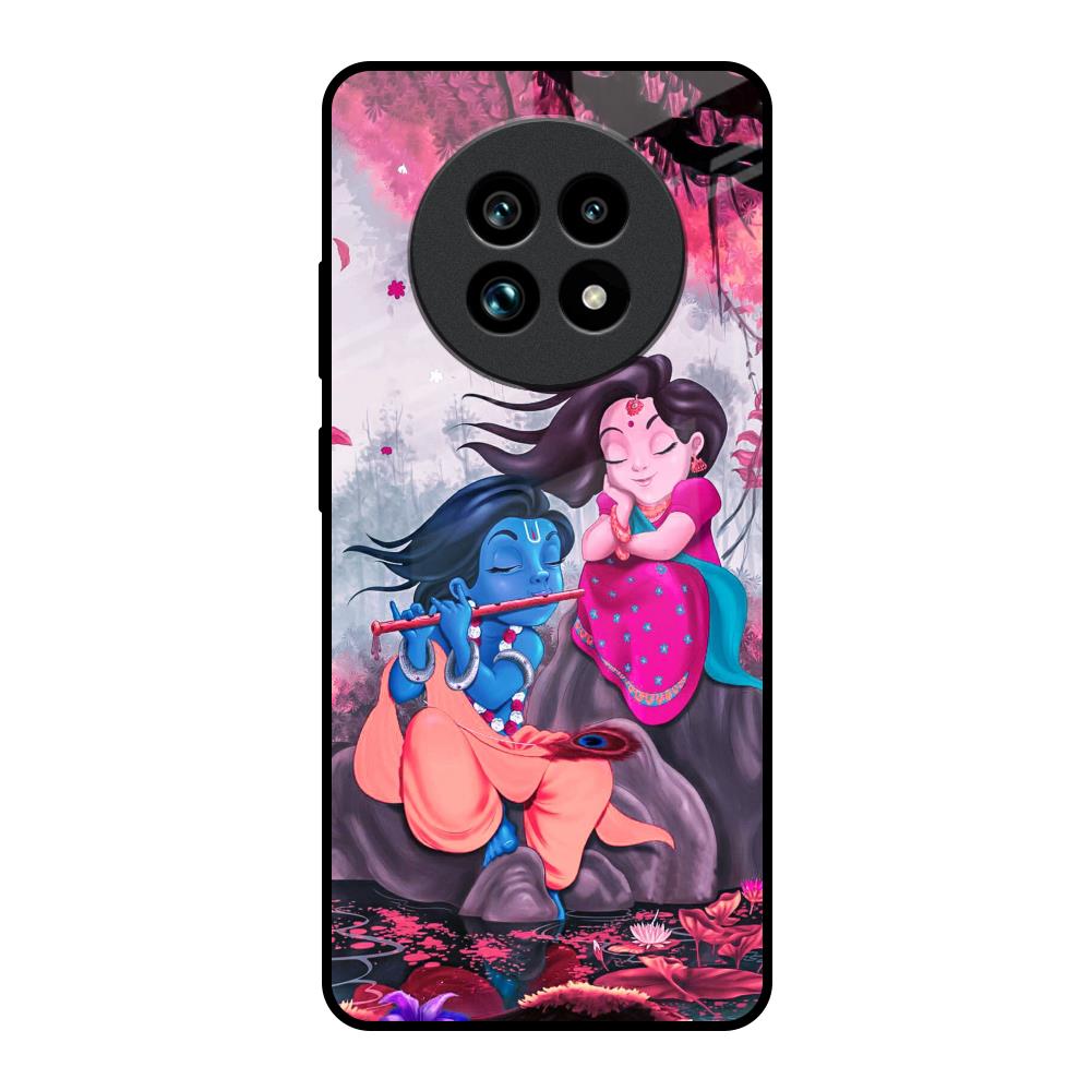 Radha Krishna Art Realme 13 Pro Plus 5G Glass Back Cover Online