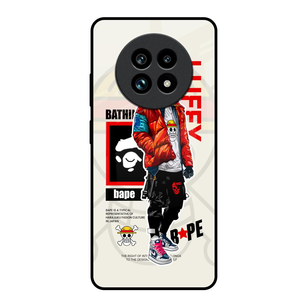 Bape Luffy Realme 13 Pro Plus 5G Glass Back Cover Online