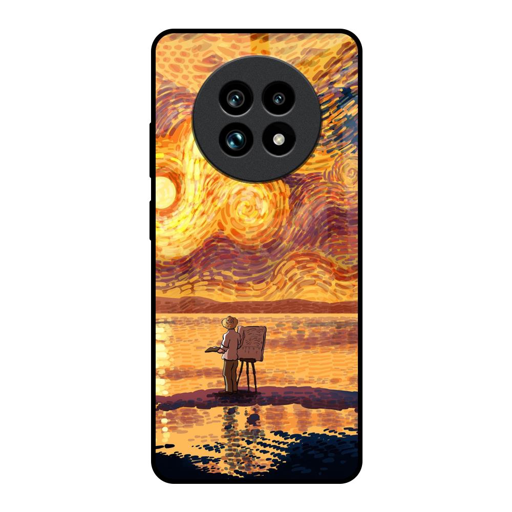 Sunset Vincent Realme 13 Pro Plus 5G Glass Back Cover Online