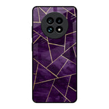 Geometric Purple Realme 13 Pro Plus 5G Glass Back Cover Online