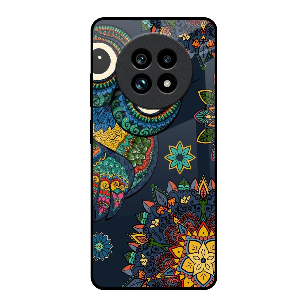 Owl Art Realme 13 Pro Plus 5G Glass Back Cover Online