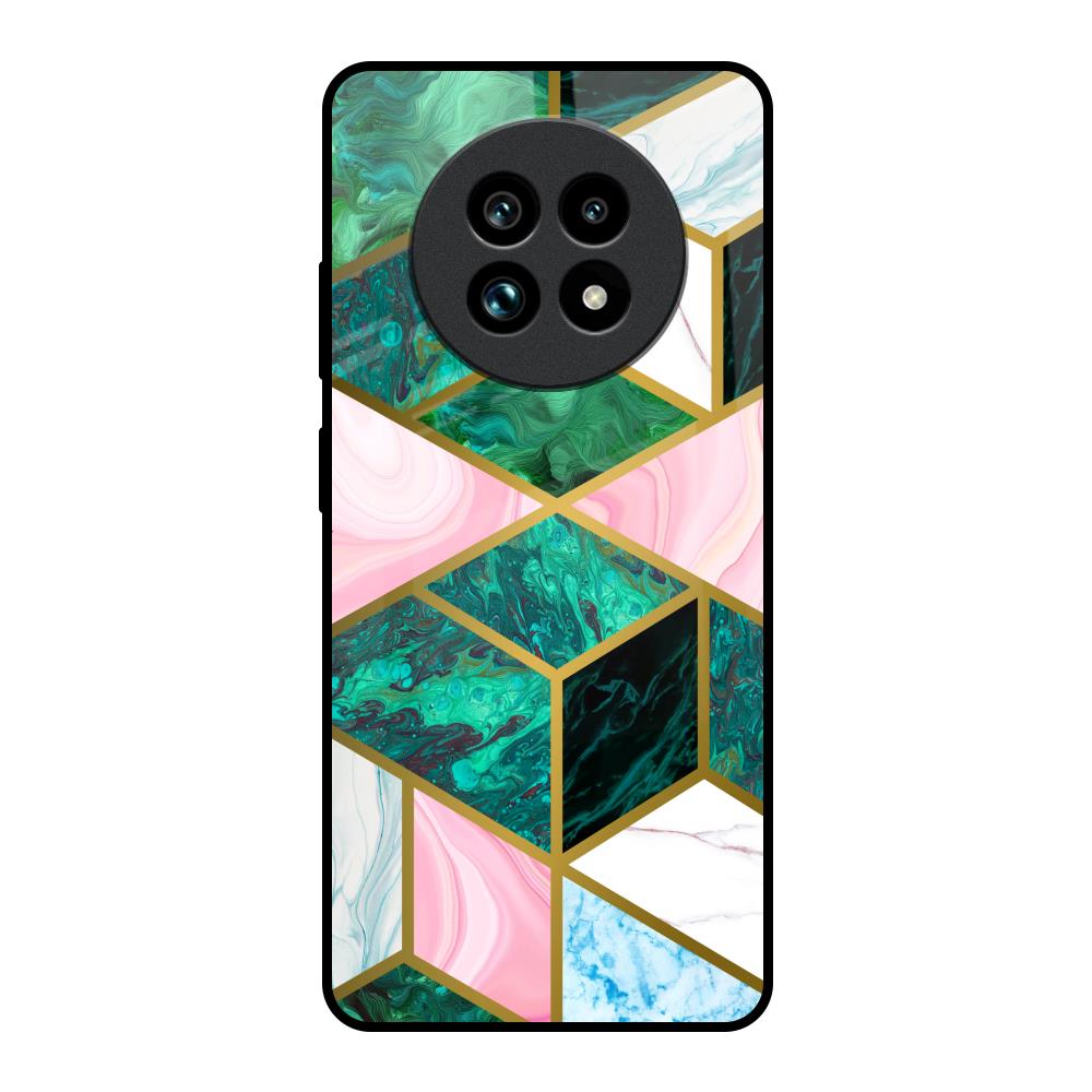 Seamless Green Marble Realme 13 Pro Plus 5G Glass Back Cover Online