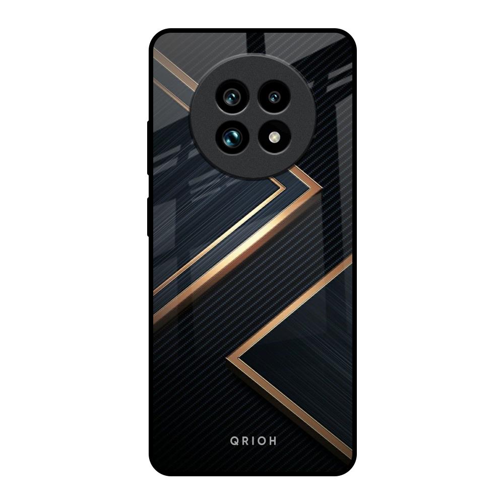 Sleek Golden & Navy Realme 13 Pro Plus 5G Glass Back Cover Online