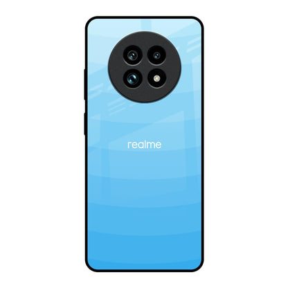 Wavy Blue Pattern Realme 13 Pro Plus 5G Glass Back Cover Online