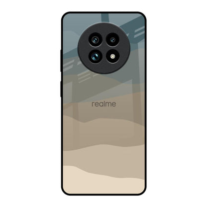 Abstract Mountain Pattern Realme 13 Pro Plus 5G Glass Back Cover Online