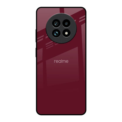 Classic Burgundy Realme 13 Pro Plus 5G Glass Back Cover Online