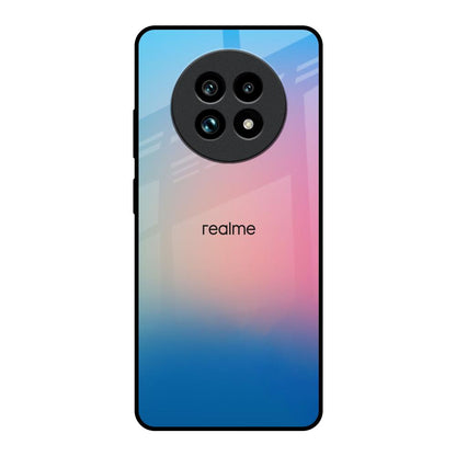 Blue & Pink Ombre Realme 13 Pro Plus 5G Glass Back Cover Online