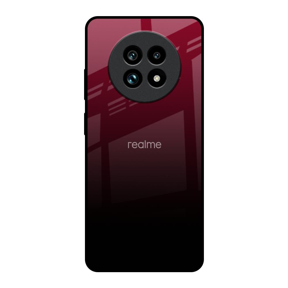 Wine Red Realme 13 Pro Plus 5G Glass Back Cover Online