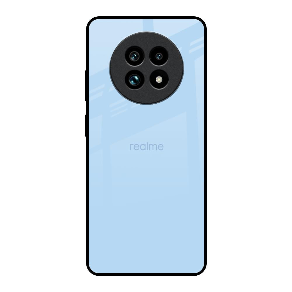 Pastel Sky Blue Realme 13 Pro Plus 5G Glass Back Cover Online