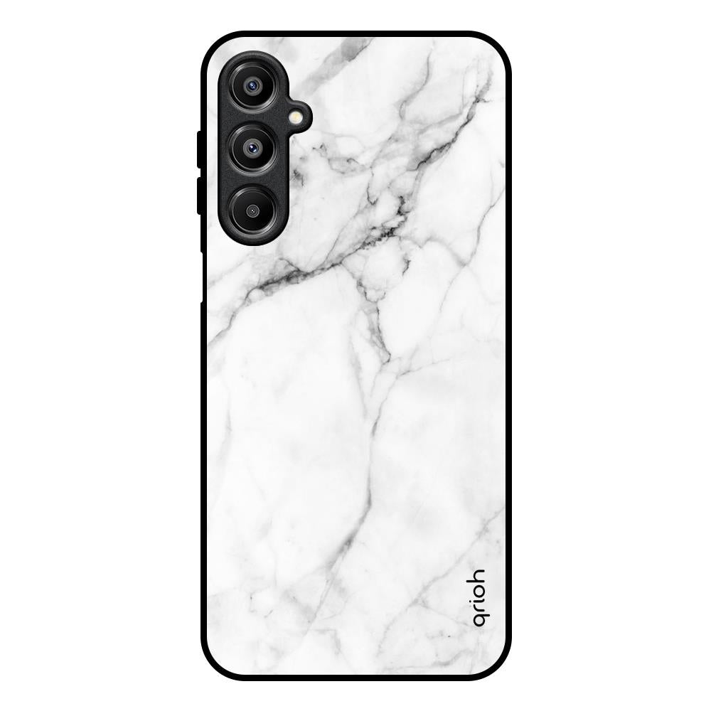 Modern White Marble Samsung Galaxy A16 5G Glass Back Cover Online