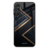 Sleek Golden & Navy Samsung Galaxy A16 5G Glass Back Cover Online