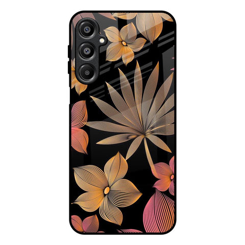 Lines Pattern Flowers Samsung Galaxy A16 5G Glass Back Cover Online