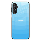 Wavy Blue Pattern Samsung Galaxy A16 5G Glass Back Cover Online