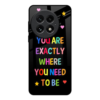 Magical Words OnePlus 13 Glass Back Cover Online