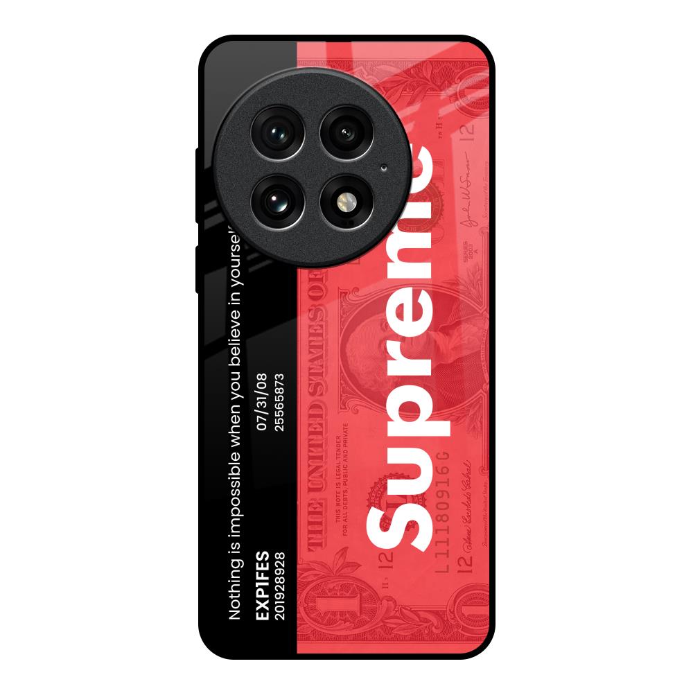 Supreme Ticket OnePlus 13 Glass Back Cover Online