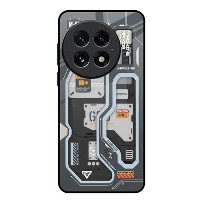Retro Futuristic OnePlus 13 Glass Back Cover Online