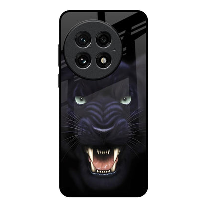 Angry Black Tiger OnePlus 13 Glass Back Cover Online