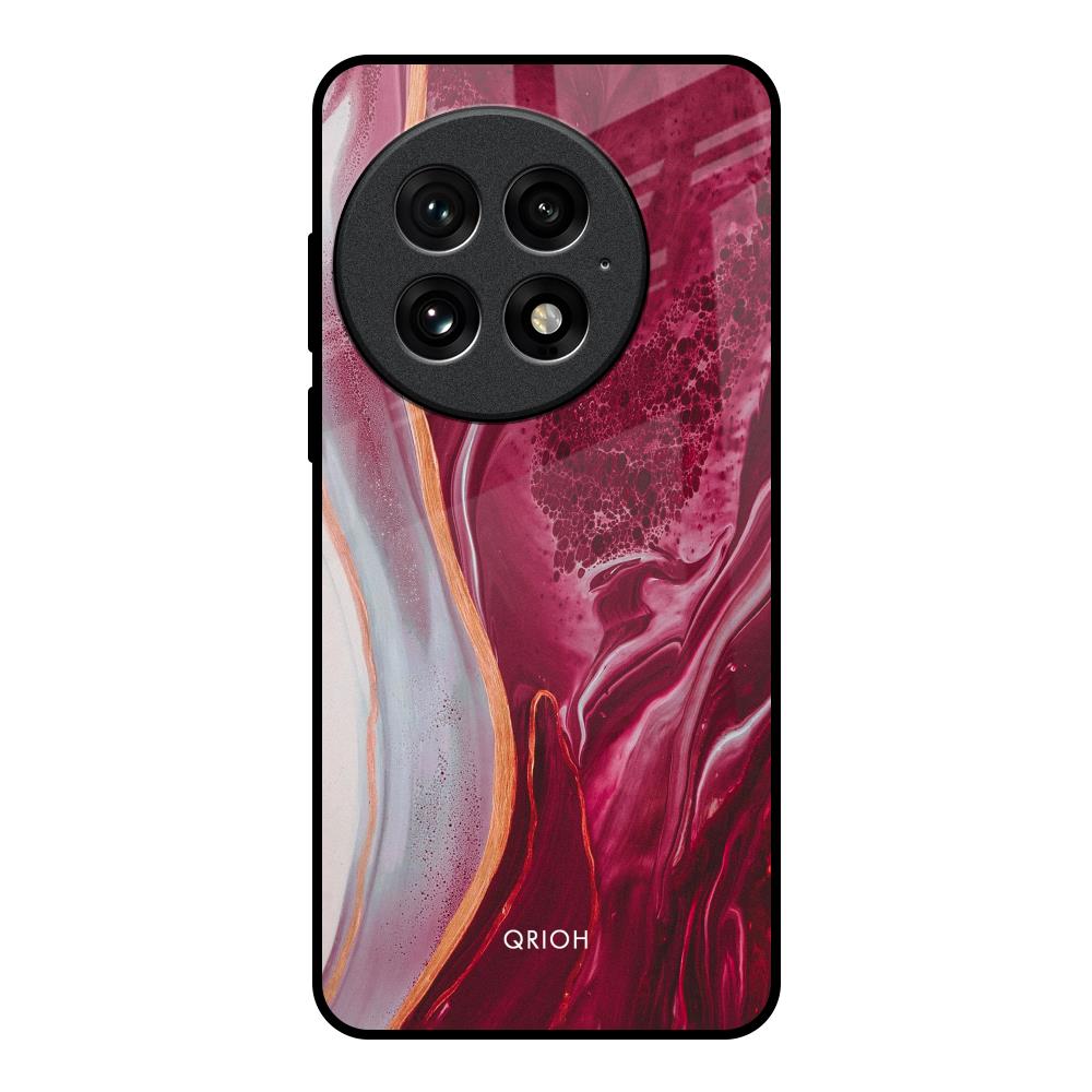 Crimson Ruby OnePlus 13 Glass Back Cover Online