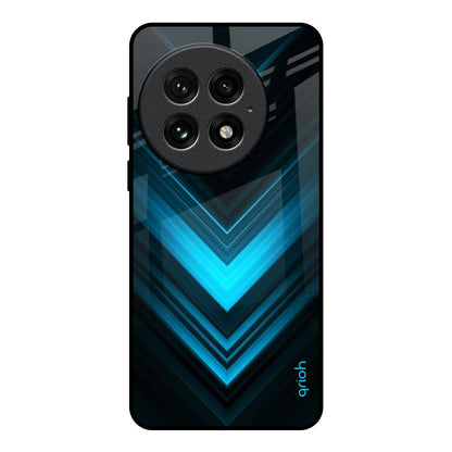 Vertical Blue Arrow OnePlus 13 Glass Back Cover Online