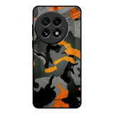 Camouflage Orange OnePlus 13 Glass Back Cover Online