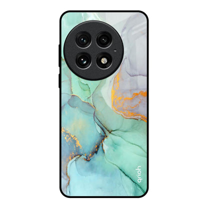 Green Marble OnePlus 13 Glass Back Cover Online