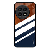 Bold Stripes OnePlus 13 Glass Back Cover Online