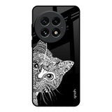 Kitten Mandala OnePlus 13 Glass Back Cover Online