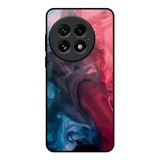 Blue & Red Smoke OnePlus 13 Glass Back Cover Online