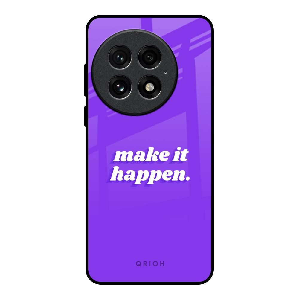 Make it Happen OnePlus 13 Glass Back Cover Online