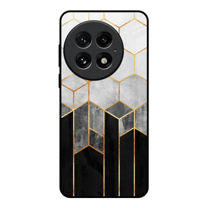 Tricolor Pattern OnePlus 13 Glass Back Cover Online
