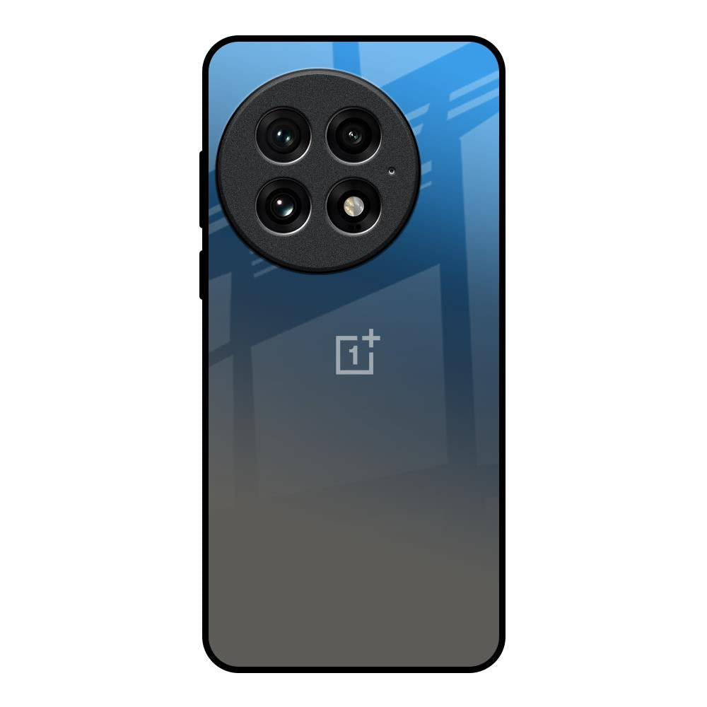 Blue Grey Ombre OnePlus 13 Glass Back Cover Online